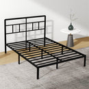 Levede Double Bed Frame Metal Base Platform Headboard Heavy Duty Mass Storage-2050056771011219462