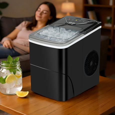 Spector Portable Ice Maker Machine Ice Cube Tray 15kg Bar Countertop Self Clean-2050056762651971590