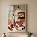 Yezi Modern Wall Art Canvas Abstract 70×100cm Framed Artwork Home Office Decor-2050059007422500870