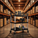 Monvelo Tool Trolley Cart Rolling Utility Storage Organiser Garage Workshop-2050056775838863366