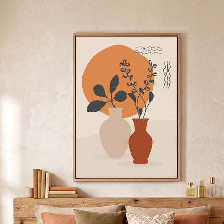 Yezi  Wall Art Canvas Modern Abstract 80×120cm Framed Artwork Home Office Decor-2050059007065985030