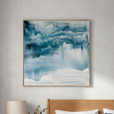 Yezi  Wall Art Canvas Modern Abstract 80×80cm Framed Artwork Home Office Decor-2050059007254728710
