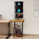 Levede Tall Record Player Stand Vinyl Storage Up to 200 Albums Turntable Rack-2050056774895144968