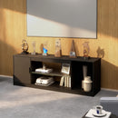 Levede TV Stand Storage with LED 140cm Black-2050056754112368648