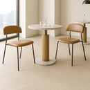 Levede 2x PU Leather Dining Chairs Kitchen Lounge-2050056743995707399