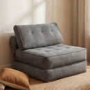 Levede Convertible Sofa Bed Foldable Single Sleeper Bed Compact Living Room Grey-2050056788195282951