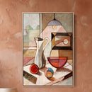 Yezi Modern Wall Art Canvas Abstract 70×100cm Framed Artwork Home Office Decor-2050059007422500871