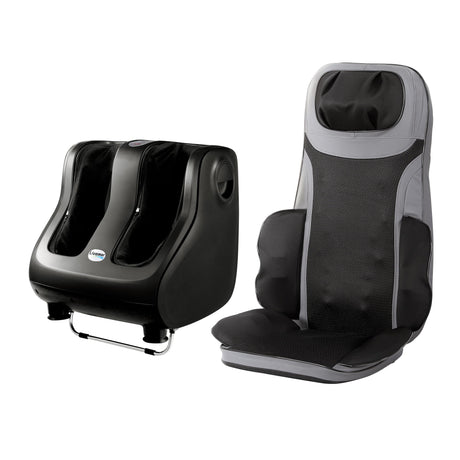 Livemor Full Back Massage Seat Cushion Heating With 360° Foot Massagers