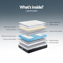 Giselle Bedding 21cm Mattress Euro Top Double