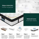 Giselle Bedding 31cm Mattress Euro Top King Single