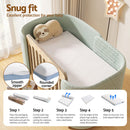 Giselle Bedding Cot Mattress, 11cm Thick Baby Mattress with Tencel Cover