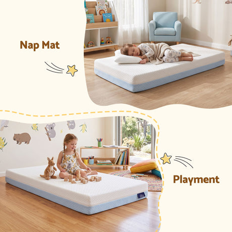 Giselle Bedding 15cm Cot Mattress, 38D Gel Memory Foam Cover