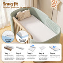 Giselle Bedding 15cm Cot Mattress, 38D Gel Memory Foam Cover