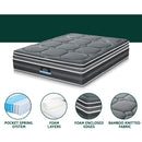 Giselle Bedding 35cm Mattress Bamboo Cover Double
