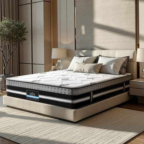 Giselle Bedding King Mattress 35cm Bed in a Box Pocket Spring Gel Memory Foam