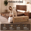 Giselle 25cm Double Hybrid Mattress Soft Knitted Fabric Edge Support Gel Foam