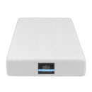 Giselle 25cm Single Hybrid Mattress Soft Knitted Fabric Edge Support Gel Foam