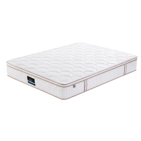 Giselle 30cm Double Spring Mattress Tencel Cover 5-Zone Firm Back Support