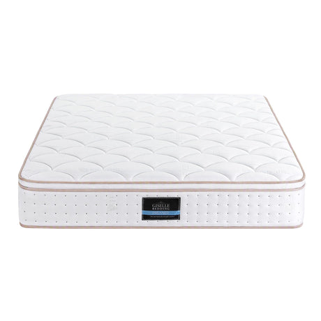 Giselle 30cm King Spring Mattress Tencel Cover 5-Zone Firm Back Support