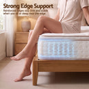 Giselle 30cm Queen Spring Mattress Tencel Cover 5-Zone Firm Back Support
