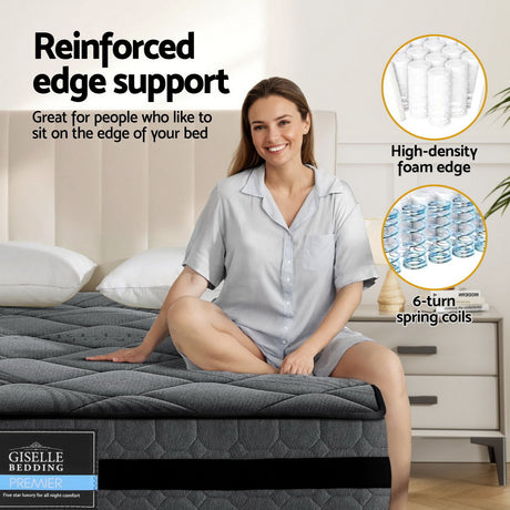 Giselle Bedding 22cm Mattress Medium Firm King
