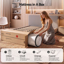 Giselle Queen Reversible Spring Mattress Cashmere Cover Gel Foam Firm 35cm
