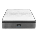 Giselle Bedding Double Mattress 37cm 4-in-1 Adjustable Firmness Cooling Gel Memory Foam Dual-Zone Flippable for Couples