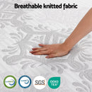 Giselle Bedding King Mattress 37cm 4-in-1 Adjustable Firmness Cooling Gel Memory Foam Dual-Zone Flippable for Couples