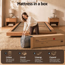 Giselle Bedding Queen Mattress 37cm 4-in-1 Adjustable Firmness Cooling Gel Memory Foam Dual-Zone Flippable for Couples