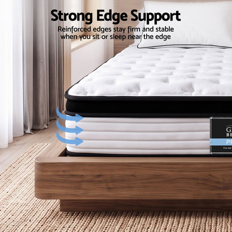Giselle Bedding 31cm Mattress Euro Top Queen