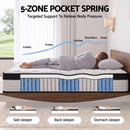 Giselle Bedding 31cm Mattress Euro Top Single
