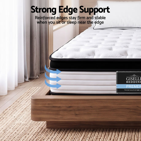 Giselle Bedding 31cm Mattress Euro Top Single