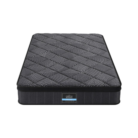 Giselle Bedding Single Mattress 25cm Pocket Spring Latex Euro Top Medium Firm Bed