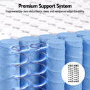 Giselle King Mattress 26cm Firm Pocket Spring Dual Edge Support Dark Grey
