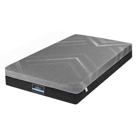 Giselle King Single Mattress 26cm Firm Pocket Spring Dual Edge Support Dark Grey