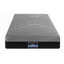 Giselle King Single Mattress 26cm Firm Pocket Spring Dual Edge Support Dark Grey