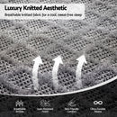 Giselle Single Mattress 26cm Firm Pocket Spring Dual Edge Support Dark Grey