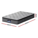 26cm Giselle Mattress Single Latex Foam Mattresses