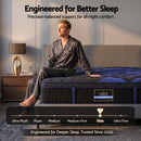 Giselle 34cm King Hybrid Mattress with Cooling Gel Memory Foam and Edge Support