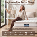 Giselle 20cm Firm King Single Mattress Pocket Spring for Bedroom or Guest Room