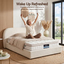 Giselle 20cm Firm King Single Mattress Pocket Spring for Bedroom or Guest Room