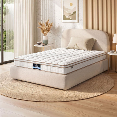 Giselle 20cm Firm Single Mattress Pocket Spring for Bedroom or Guest Room