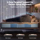 Giselle 30cm Queen Mattress with Edge Support and 5-Zone Comfort