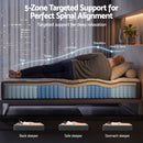 Giselle 30cm Single Mattress with Edge Support and 5-Zone Comfort