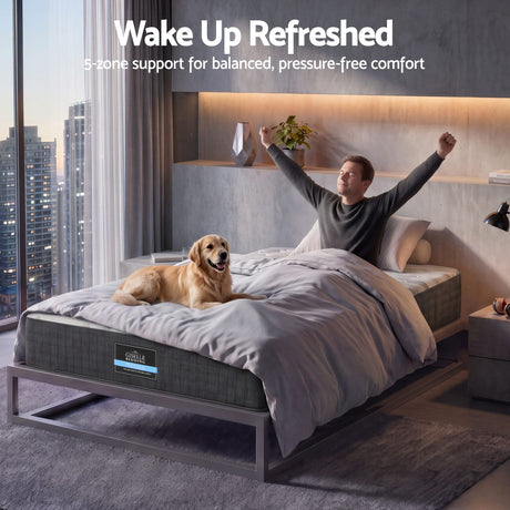 Giselle 30cm Single Mattress with Edge Support and 5-Zone Comfort