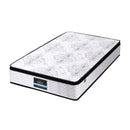 Giselle Bedding Single Mattress 30cm Pocket Spring Euro Top Medium Firm Foam