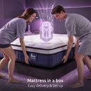 Levitex Queen Mattress 23CM With Pocket Spring & Cooling Gel Foam, Medium-Firm Full-Body Support, Mattresses In A Box