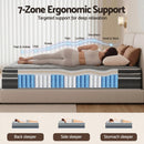 Giselle Mattress 35cm Hybrid Pocket Spring Euro Top Queen