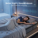 Levitex 33 cm Mattress 8.0 Extra Firm 7-Zone Pocket Spring Mattress with Dual-Row Edge Support & Breathable Knit Cover King Single