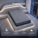 Levitex 25 cm Hybrid Pocket Spring Mattress Firm with 4cm Egg Crate Foam for Deep Sleep Bamboo Charcoal Fabric ‌King Single